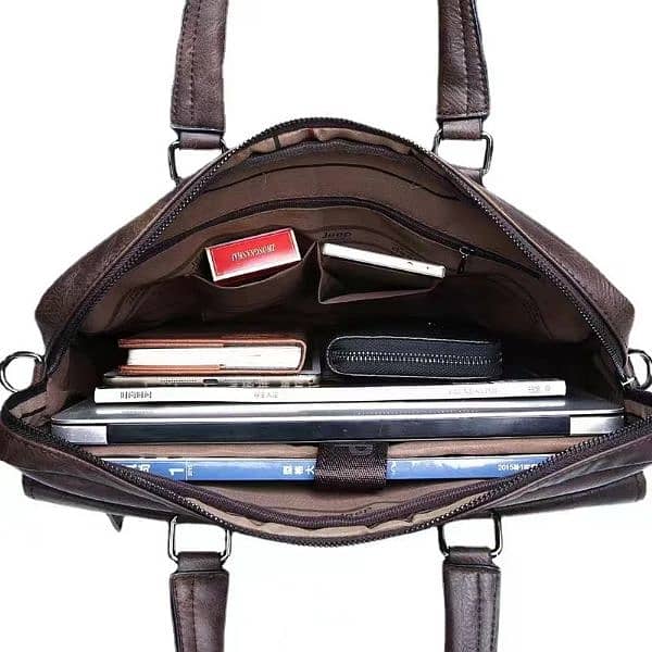 Leather laptop bag / leather office bag / laptop bag 8