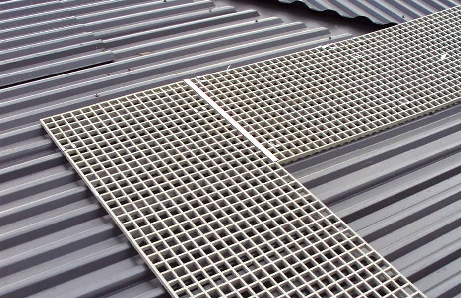 Walkways / Walkway Grating / Green Fiberglass grating Panels 2