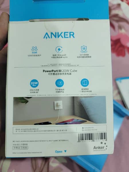 Anker 20w cube charger,Iphone charger 4