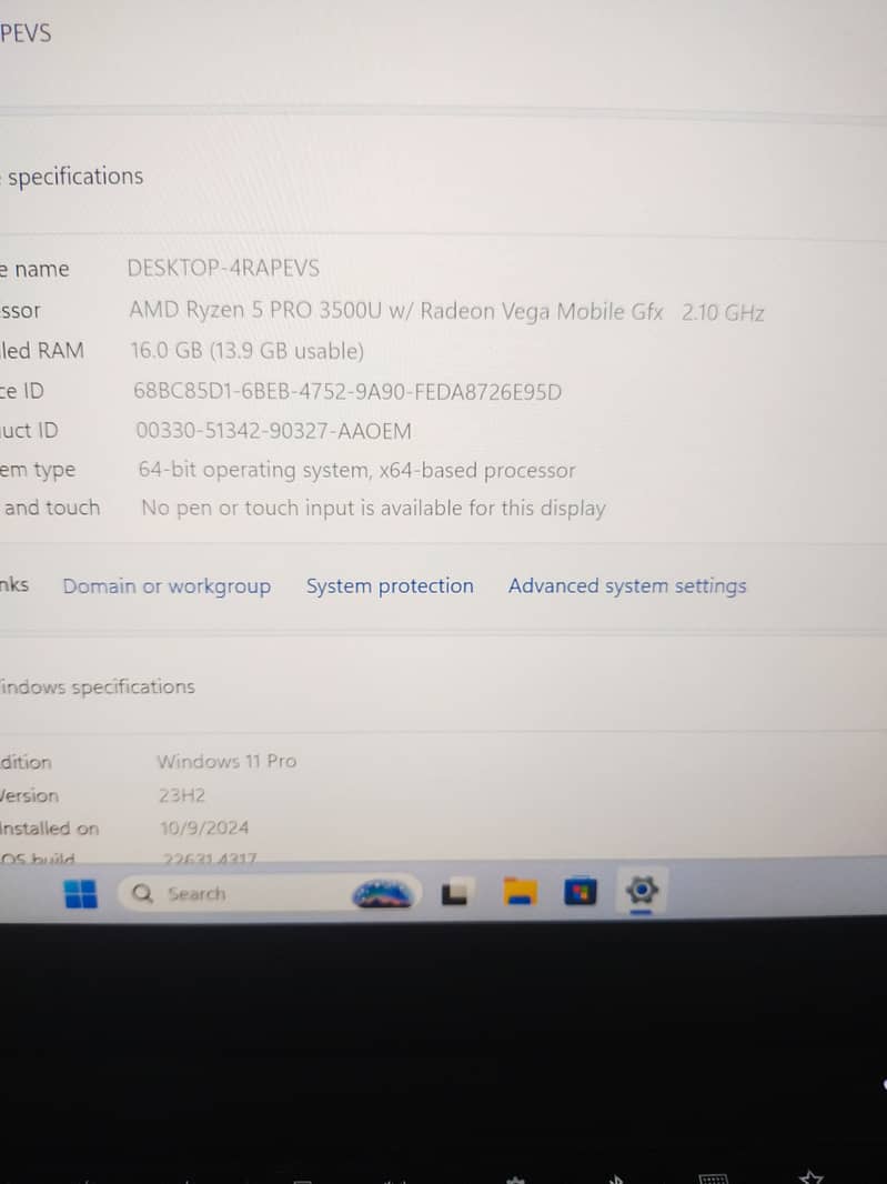 Lenovo Ryzen 5=Core i7 10thGEN 16GB-RAM 256GB-SSD 2GB Graphic Card 13" 11