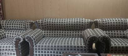 5 seater full sofa set