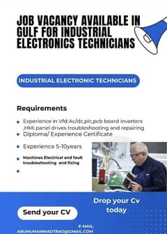 industrial electronic technician can apply abroad