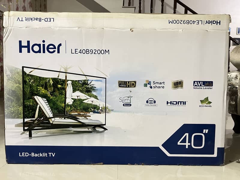 Haier 40" smart LED 0