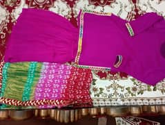 Chiffon Ghara Shart with chunri dupta 0