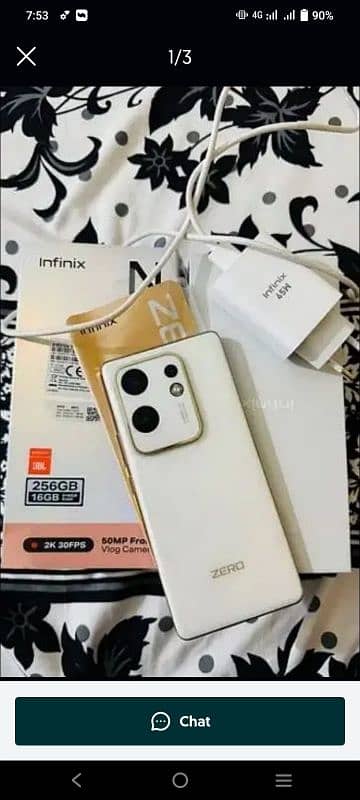 Infinix Zero 30 With Complete Box What's Number 03312234937 2