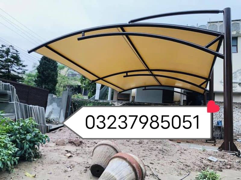 Car Parking Tensile shed,stair,grill,Canopy Installation In rawalpindi 3