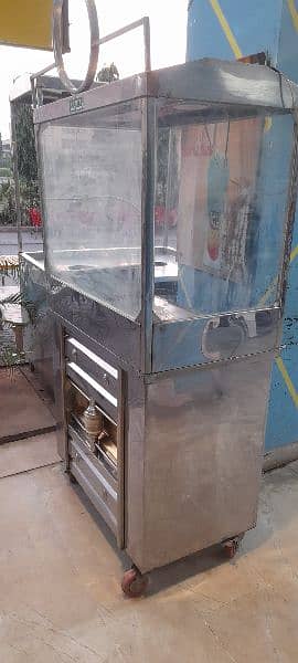 display counter and frice machine with gola ganda machine and other 1