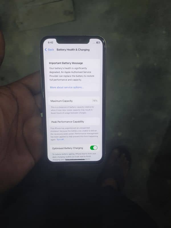 iphone x 256gb PTA Approved 2