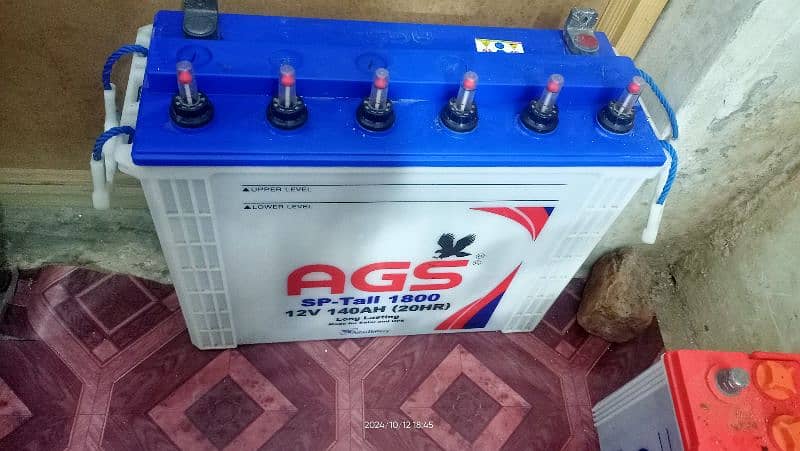 AGS tubular battery,SP-Tall 1800, 12v ,140AH(20hr) 8