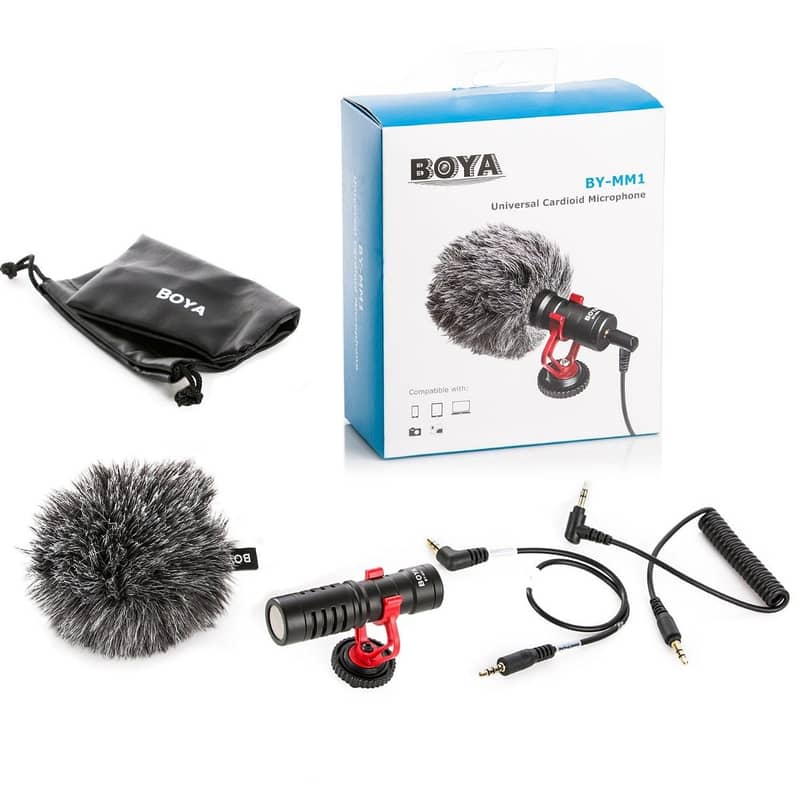 BOYA BY-MM1 Universal Cardiod Shotgun Microphone 0