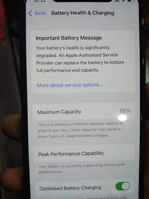 iPhone X  pta / 256gb / non water pack / phone 03460381704 5