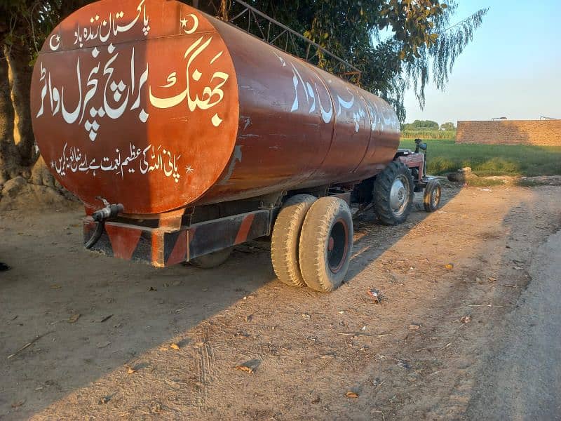 mf240 tractor and water tank 5