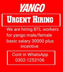 BTL agents Required 0