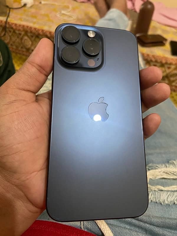 Apple Iphone 15pro Max 256gb FU Blue Titanium 0