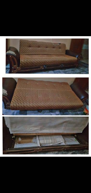 sofa come bed with new condition 0