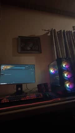 Ryzen 5 3600 Msi 1660ti High end gaming setup with monitor key,Head 0