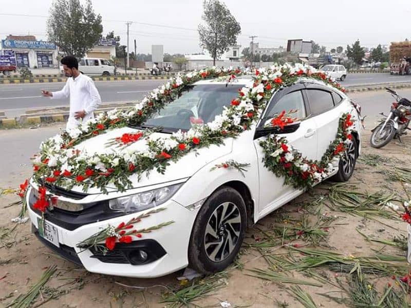 Room and car decoration with fresh flowers 4