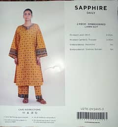 suppaire unstitched lawn dress  two piece .