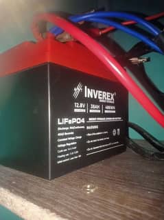 inverex lithium LifePO4 Dry battery 38Ah