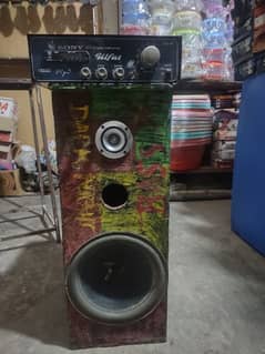 Amplifier with Full Boofer Speeker for urgent sale 03447072403