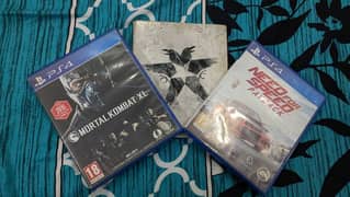 Ps4 Games:Need for speed payback, Mortal Kombat XL, Infamous secondson