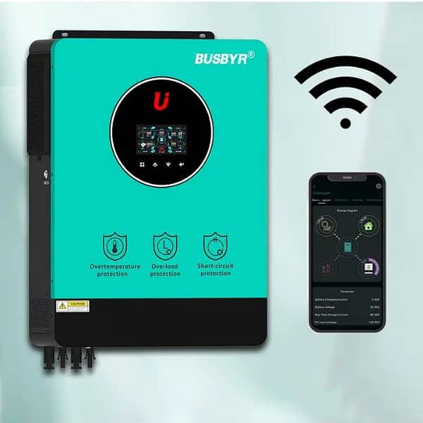 BUSBYR HYBRID SOLAR INVERTER 10.2KW + WIFI DEVICE Multan 4