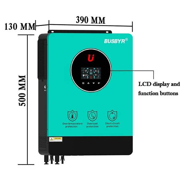 BUSBYR HYBRID SOLAR INVERTER 10.2KW + WIFI DEVICE Multan 5