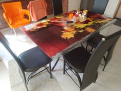 Dining table with 6 chairs