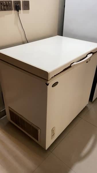 waves deep freezer all okay working good selling urgent 1