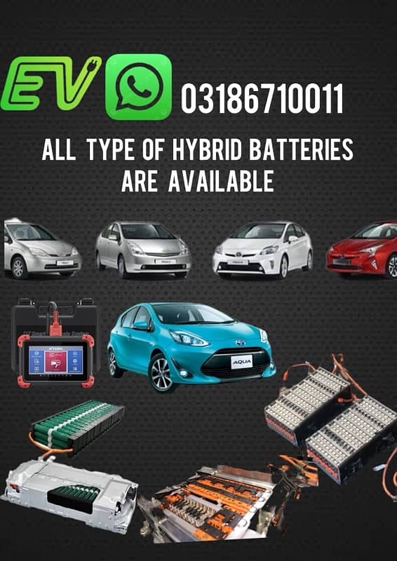 Hybrid batteries for Aqua,Prius,CHR Honda Fit,Reborn & Vezel 6