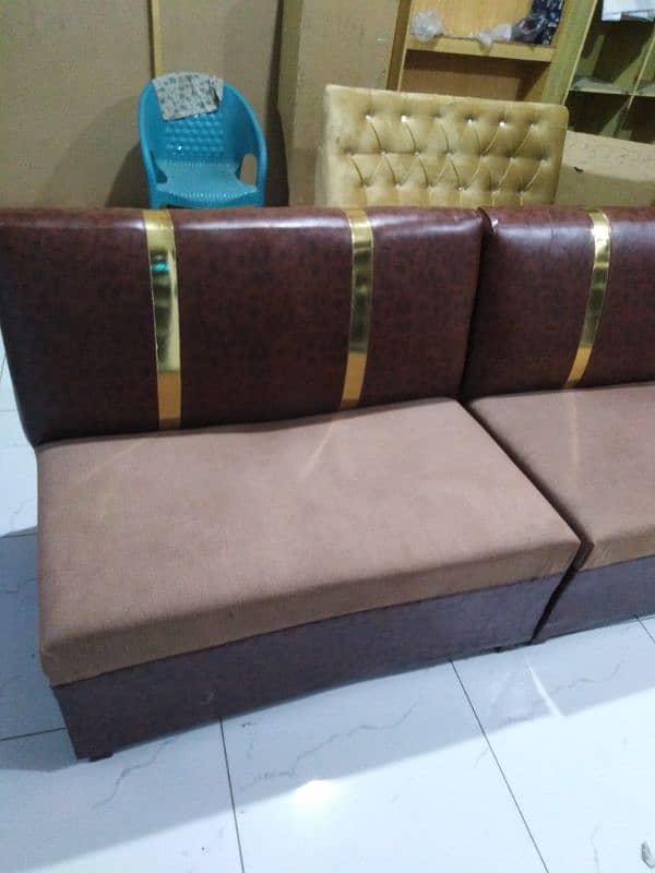 single piece 2 seater brown ragzeen. . . . morey in all colors 1