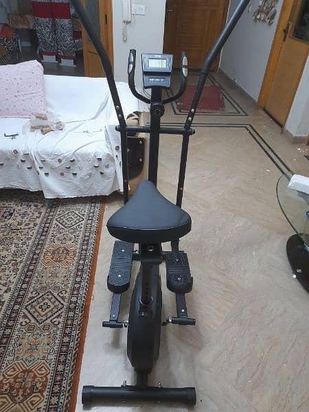 Elliptical Air bike Exercise Cycle Gym Fitness Machine 1