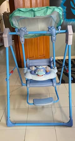 Blue Baby Swing.