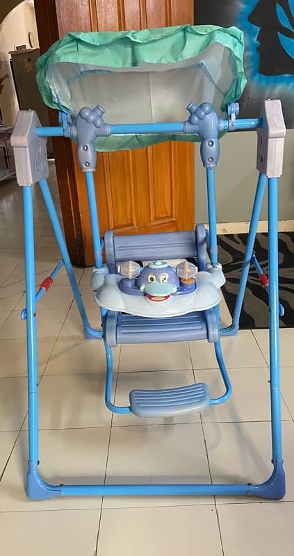 Blue Baby Swing. 0