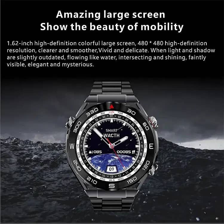 P9 Ultimate Smart Watch 1.62 Inch Amouled 3D Dynamic Dial NFC 2