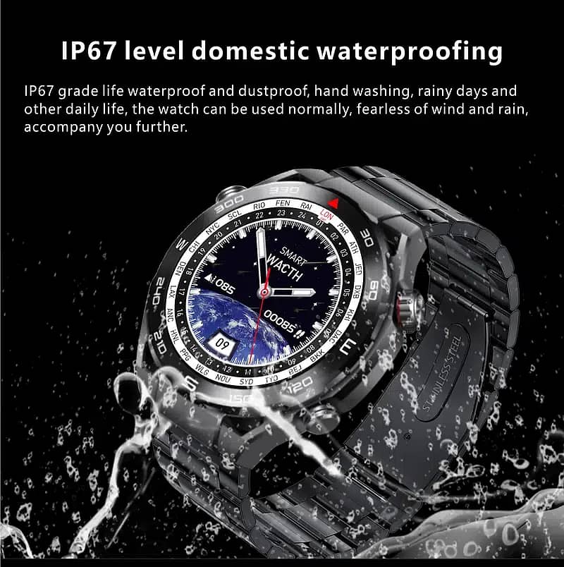 P9 Ultimate Smart Watch 1.62 Inch Amouled 3D Dynamic Dial NFC 7