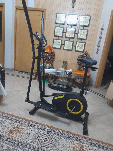 Elliptical Air bike Exercise Cycle Cross Trainer Gym Fitness Machine 2