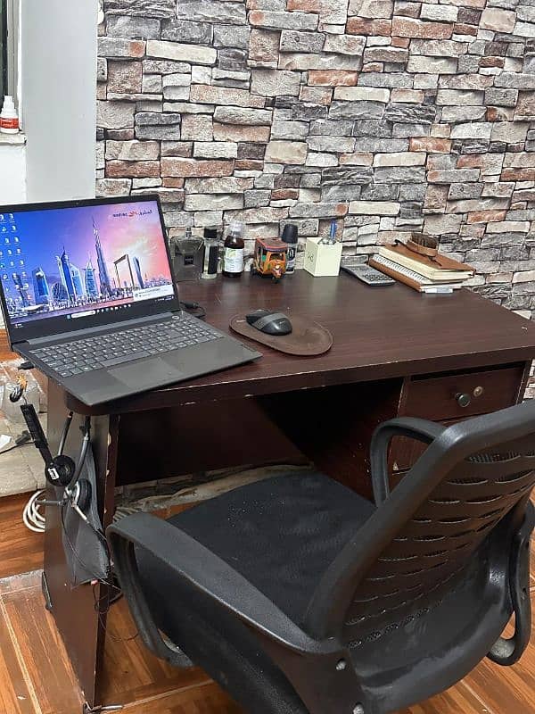 Study Table and Rolling Chair 2