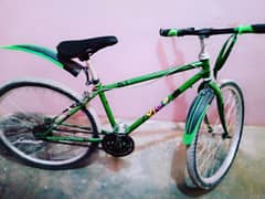 Natural green colour BMX cycle Rare cycles