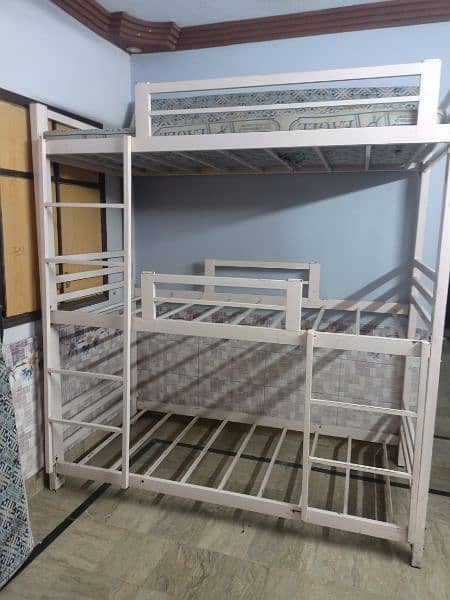 bunk bed (triple story bed frame available). 0