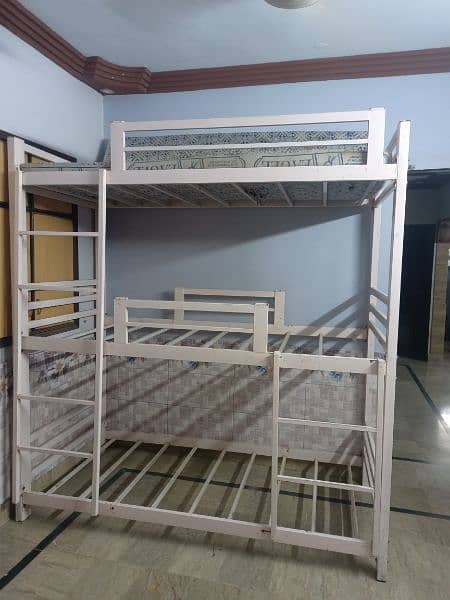 bunk bed (triple story bed frame available). 1