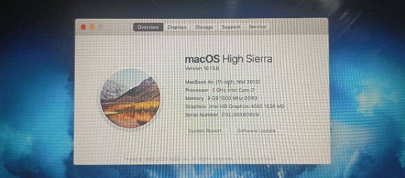 MacBook  Air  core  i7 17