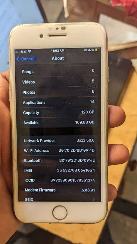 Iphone 7 PTA Approved 128gb 5