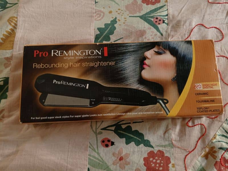 Pro Remington Rebounding Hair Straightener 3