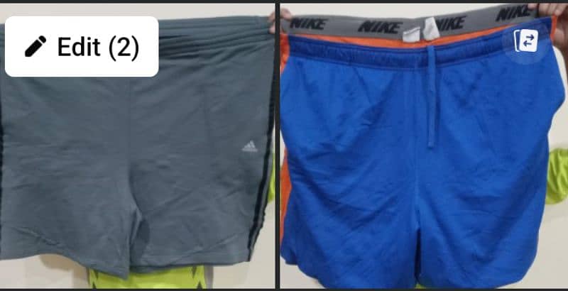 used shirts and shorts with good quality 7