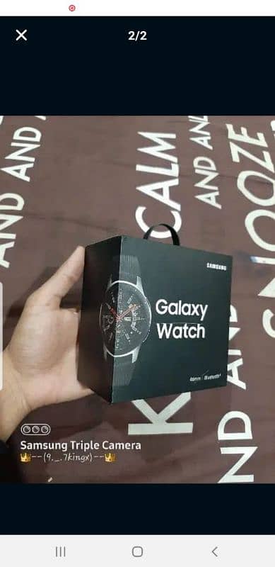 samsung galaxy watch 4  with compleat box 5