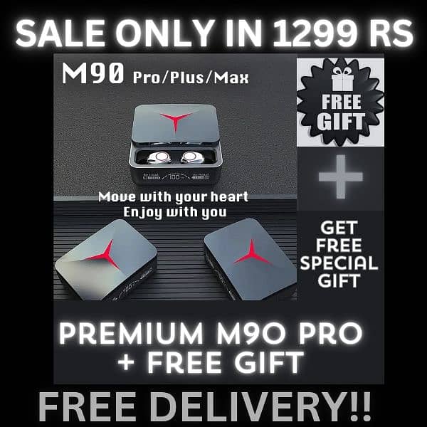 M90 pro earbuds NEW 0