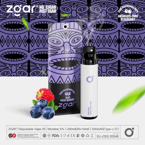 DISPOSABLE VAPE ZGAR DISPOSABLE VAPE 5% NICOTINE DISPOSABLE VAPE 12