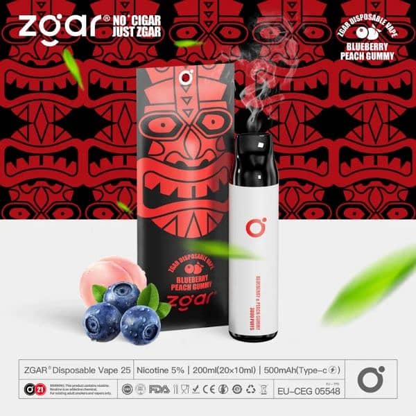 DISPOSABLE VAPE ZGAR DISPOSABLE VAPE 5% NICOTINE DISPOSABLE VAPE 14