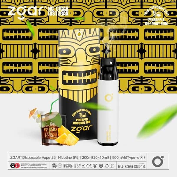 DISPOSABLE VAPE ZGAR DISPOSABLE VAPE 5% NICOTINE DISPOSABLE VAPE 15